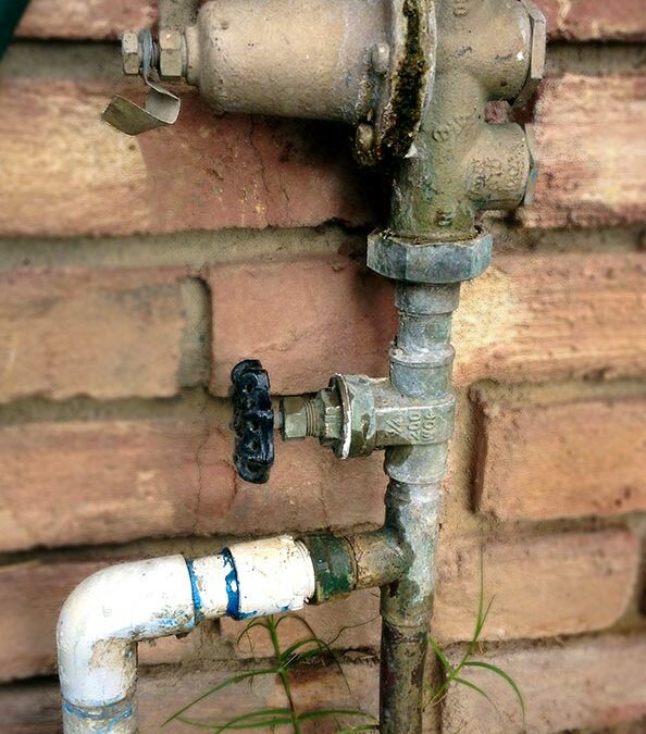 failed water gate valve